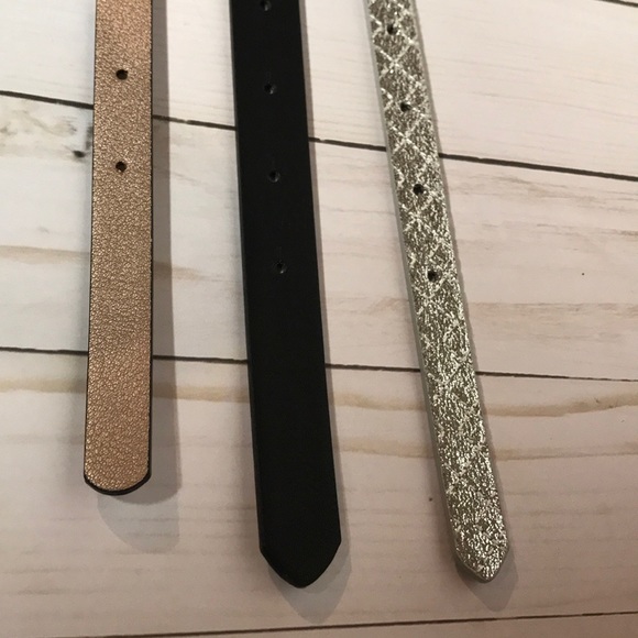 Madden Girl Faux Leather belts 3-pack black belt - Picture 4 of 8